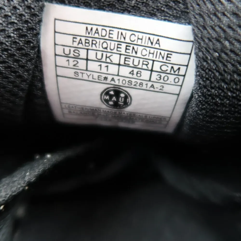 Maui and Sons Shoes Mens 12 Sneakers Skateboarding Leather Padded Casual Lace Up_11